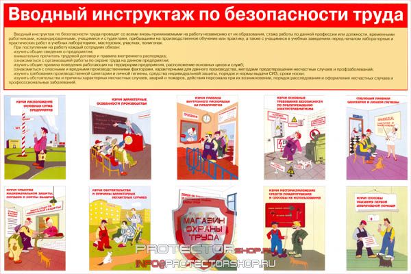 Плакаты по охране труда и технике безопасности купить в Азове